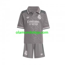 Camisola Real Madrid Criança Equipamento Terceiro 2024-2025 Manga Curta